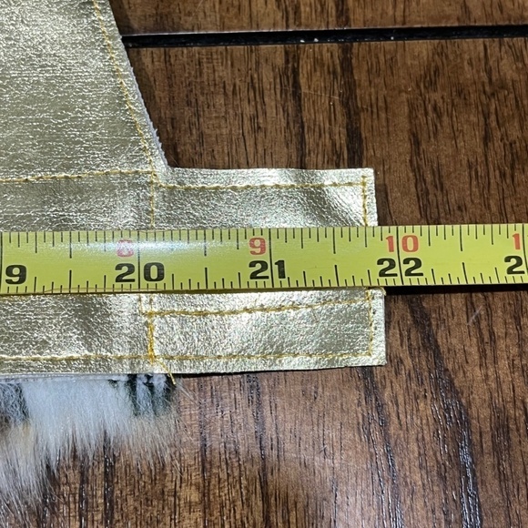 NEW Oh Baby! Crown Sword Belt Kid Toddler Felt Faux Fur Gold Grey Cream Costume - Picture 12 of 14